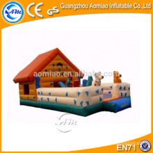 Design especial casa inflável bouncer / indoor bouncy mini castelo / bouncers animais infláveis